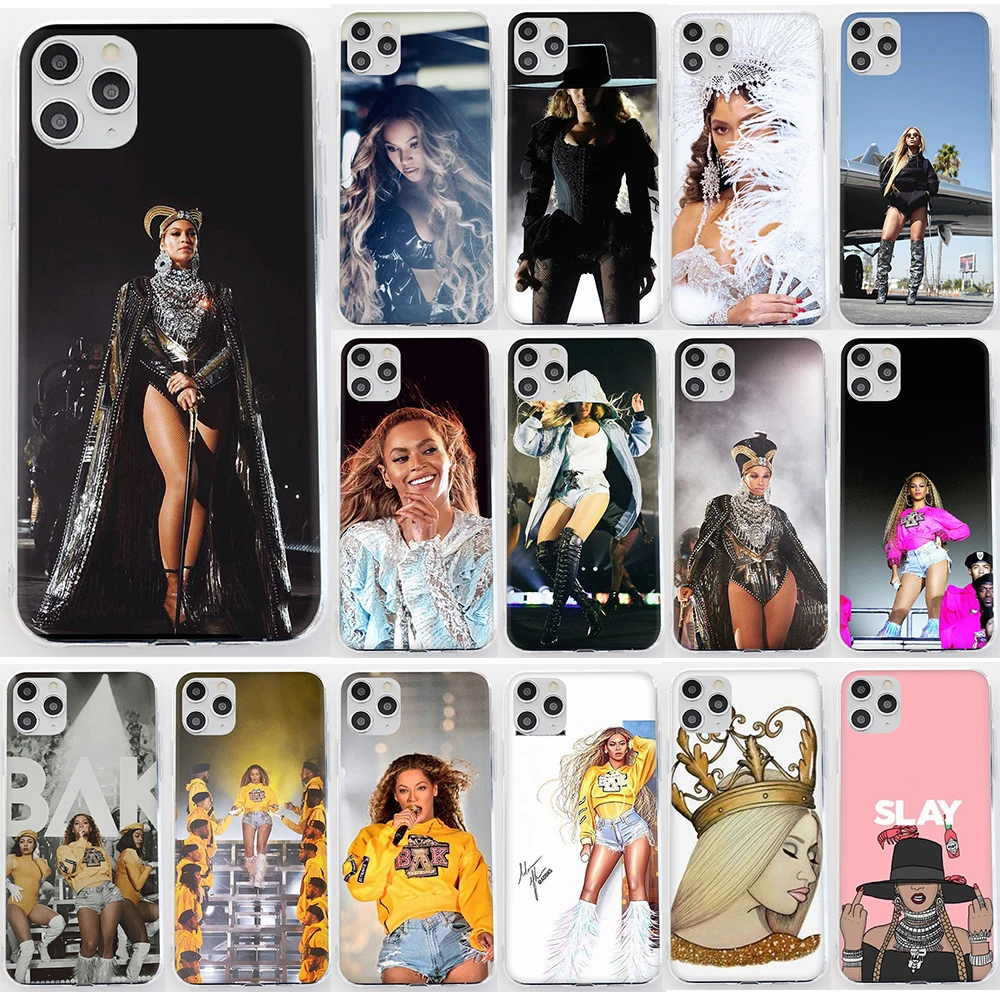 Бейонсе Жизель Knowles Beychella прозрачный чехол из ТПУ для iPhone 12 11 Pro Max мини X XR XS 8 7 6S 6 Plus