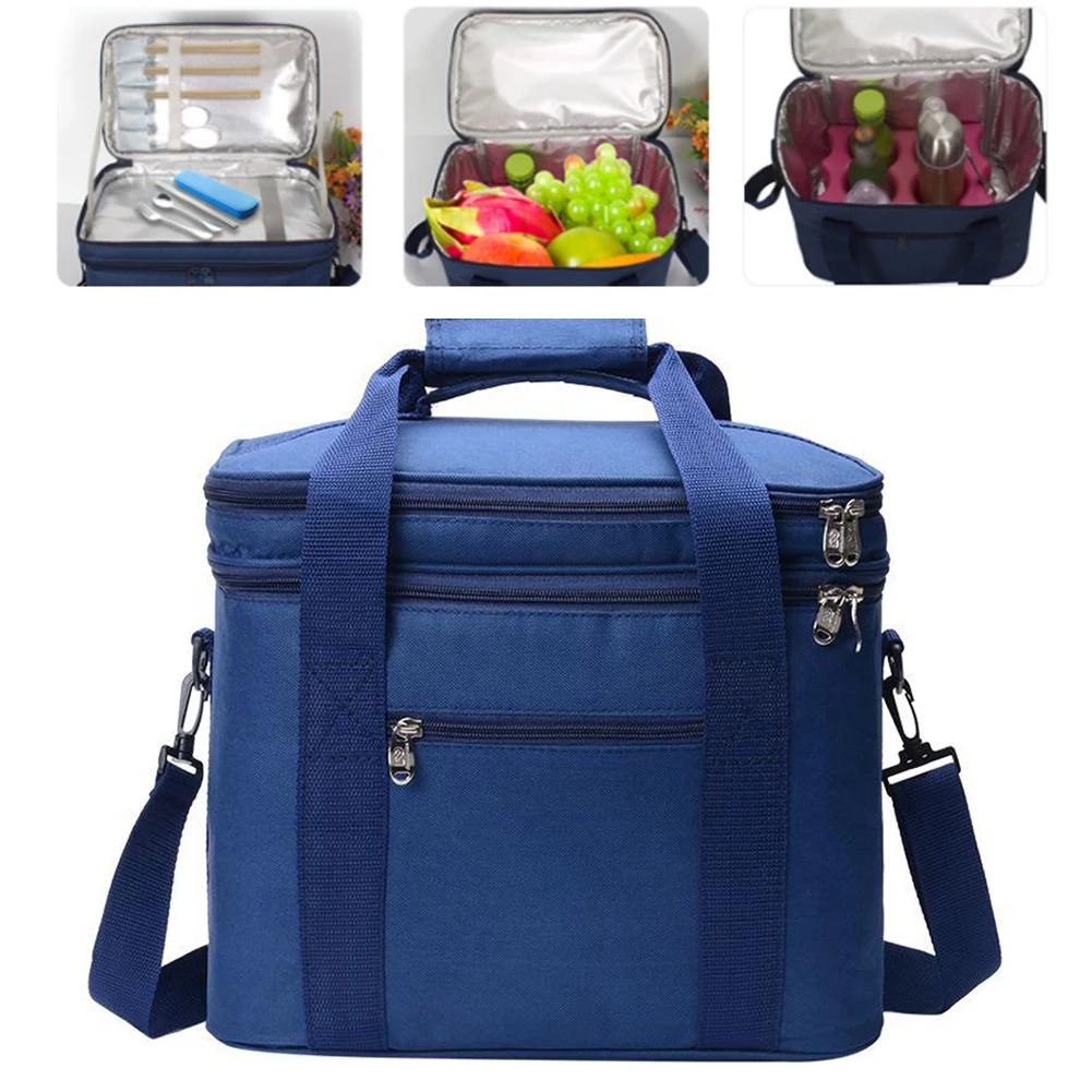 

Portable Cooler Bag Ice Pack Lunch Box Insulation Package Insulated Lunch Bag Thermal Food Picnic Lunch Bags For Women Girl Work