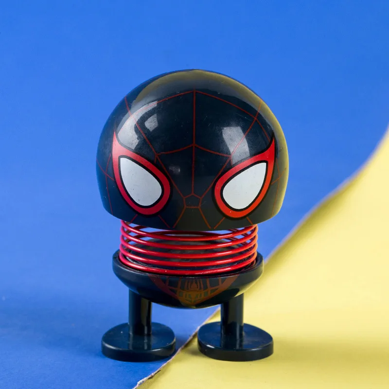 F Автомобильные украшения Дэдпул Marvel качающаяся голова кукла Фигурка Сидящая Модель Аниме мини кукла украшение автомобиля аксессуары для автомобиля - Название цвета: F