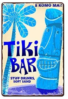

Beach Bar Surfing Paradise Bar Cafe Home Oil Station Garage Kitchen Farm Countryside Vintage Retro Tin Signs