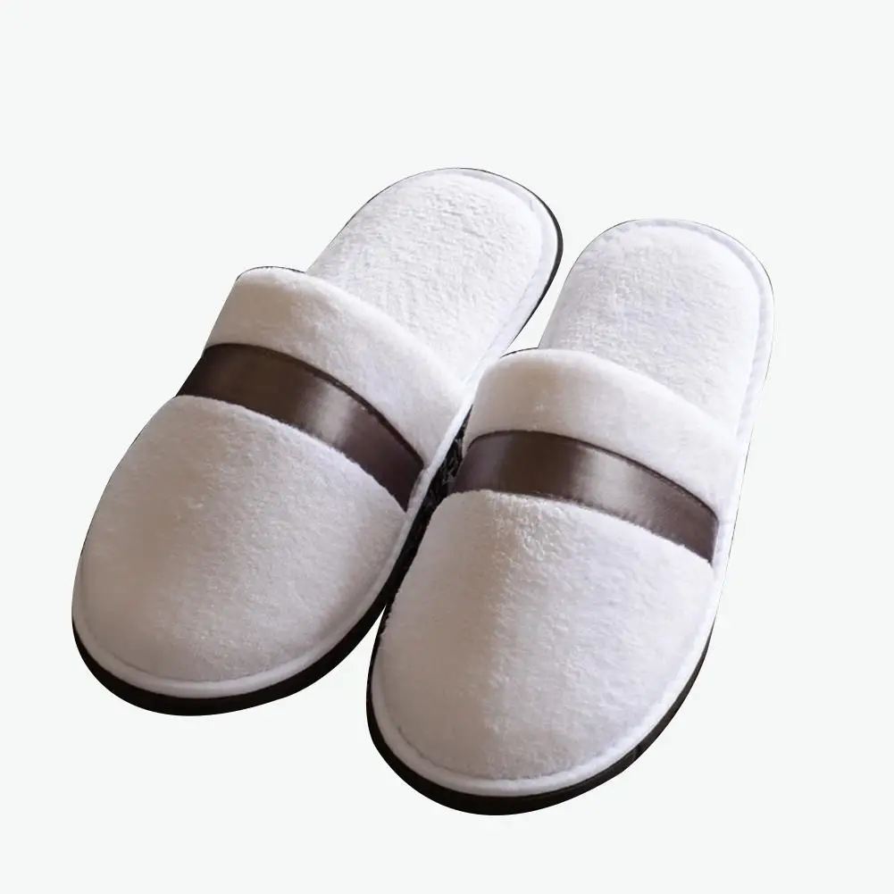 

Утепленные Нескользящие домашние туфли унисекс из кораллового флиса с закрытым носком, плоская обувь для гостиниц, путешествий, деловых по...