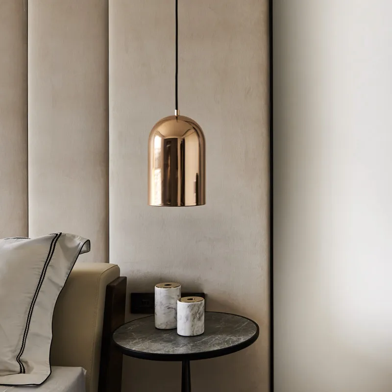 Современный золотой подвесной светильник лампа для ресторана бара спальни
