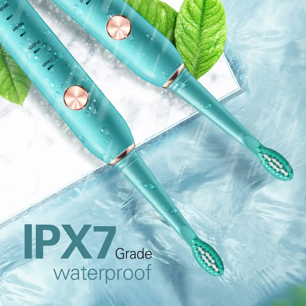 Автоматическая звуковая электрическая зубная щетка 5 режимов зарядка от USB