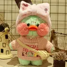 30 см милые плюшевые игрушки LaLafanfan, зеленая утка, креативная утка, мягкие куклы-животные, подарок ребенку на день рождения, аксессуары для девочек