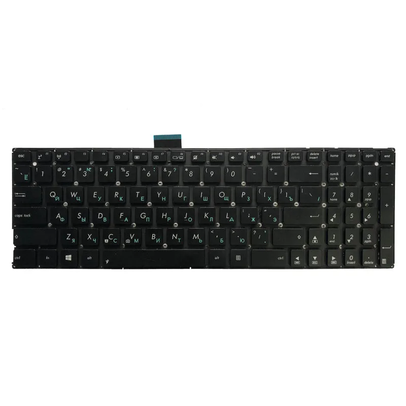 Новая русская RU Клавиатура для ноутбука ASUS X502 X502CA X502C F502 F502C F502CA с коротким кабелем