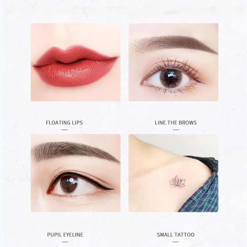 

1pc Permanent Makeup Supplies Tattoo Manual Pen Tools Colorful Microblading Eyebrow Machine Pen for Body Art Tattoo Eyebrow Lip