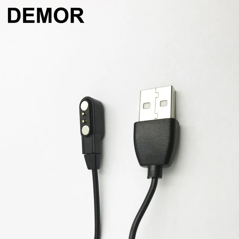 Магнитный зарядный USB кабель DEMOR для смарт часов P68 P70 P80|Смарт-аксессуары| |