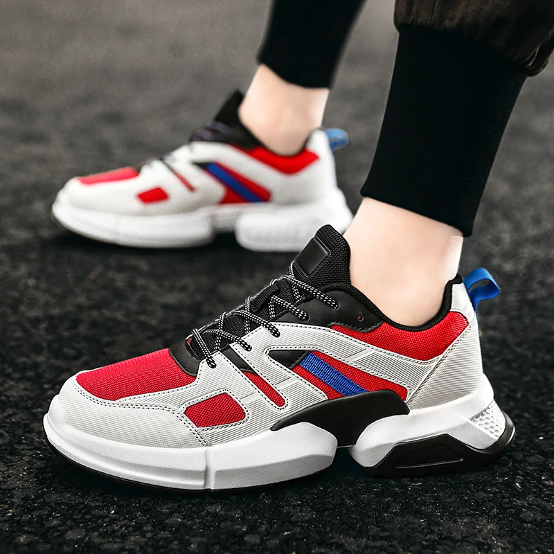 

Men Shoes Free Delivery Running for Men Walking Outdoor Sports Shoes High-quality Lace-up Athietic Breathable Sneakers