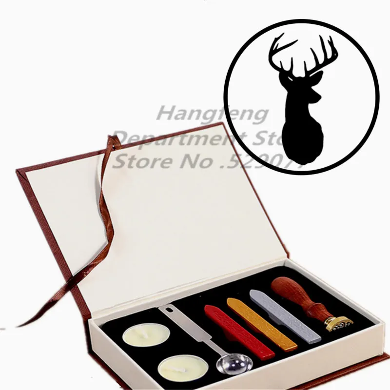 Набор штампов с воском Dragon/cat/deer/diamond индивидуальный логотип Персонализированное