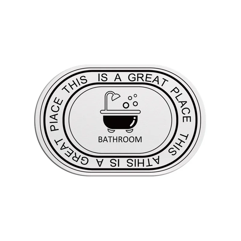 

Northern Europe Bath Mats Bathroom Simple Diatom Mud Quick-drying Floor Mat Door Mat Home Bath Mats Bathroom Washable