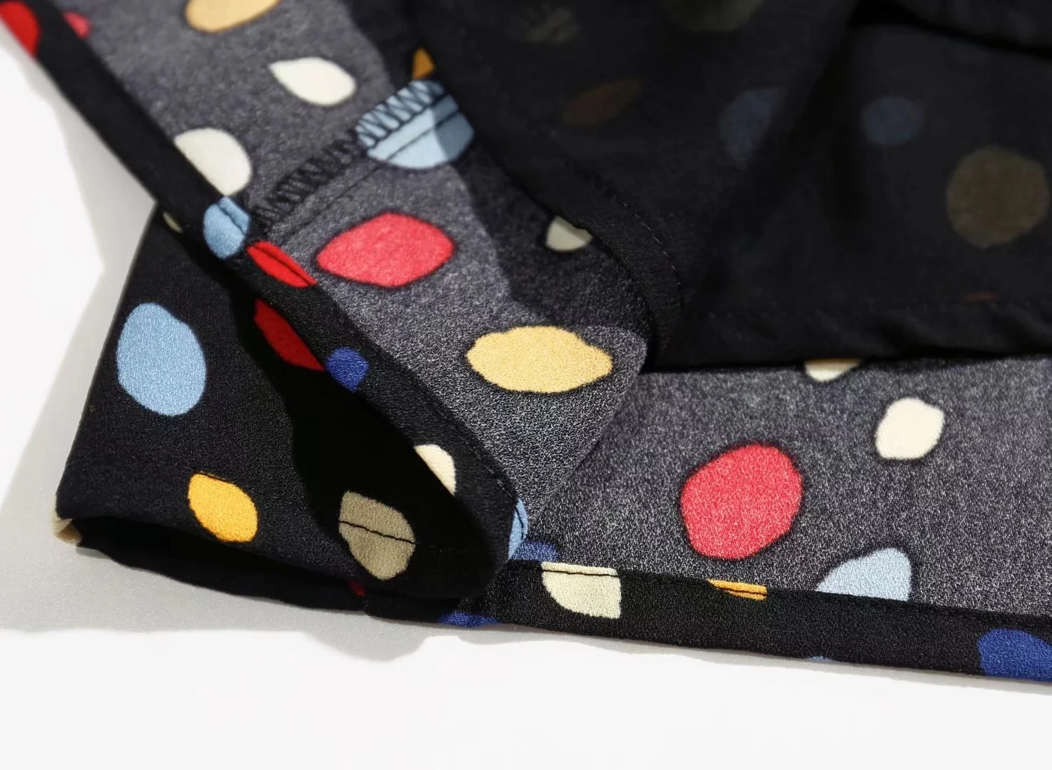 

Summer Women's College Style Dress Colorful Dot Short-sleeved Dress Mini dress Women