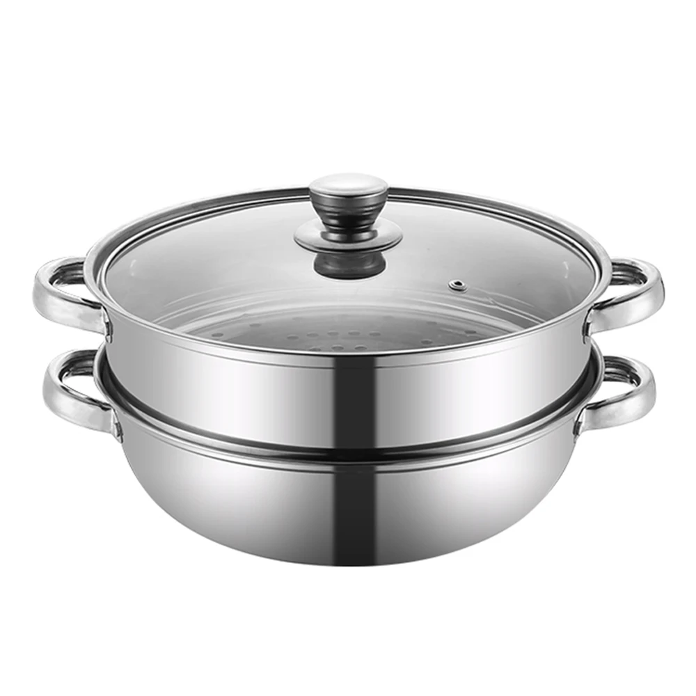 Двухслойный трехслойный отпариватель из нержавеющей стали кастрюля для супа