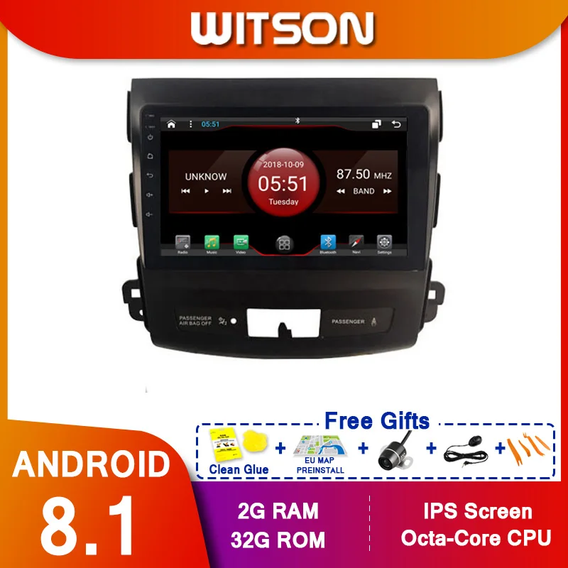 WITSON 9 &quotFULL HD сенсорный экран Android 10 0 Восьмиядерный Автомобильный GPS
