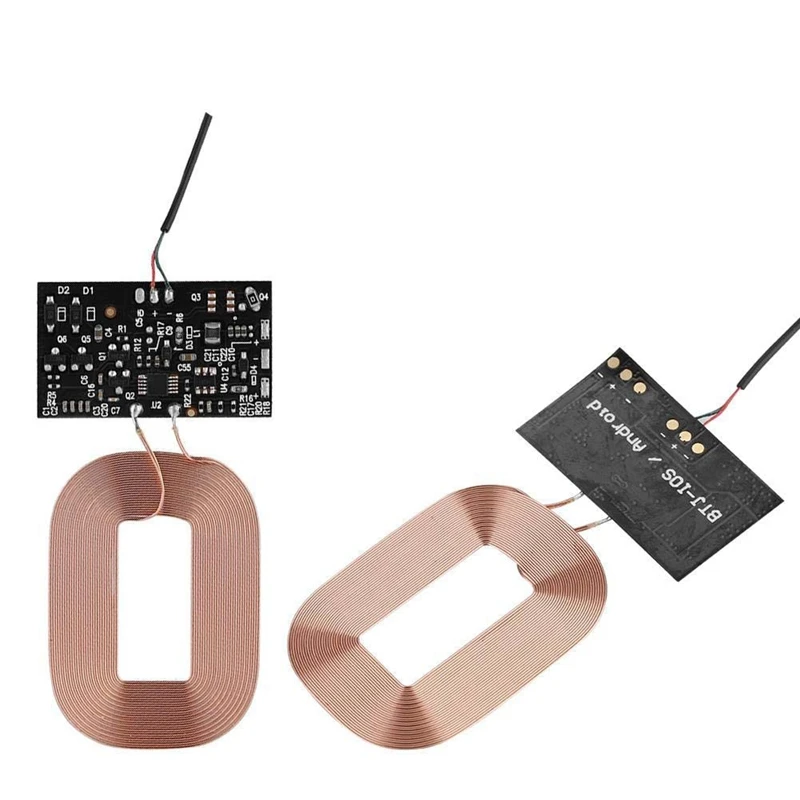 DIY Qi стандарт беспроводной зарядки катушки модуль приемника печатной платы 5 В 1A