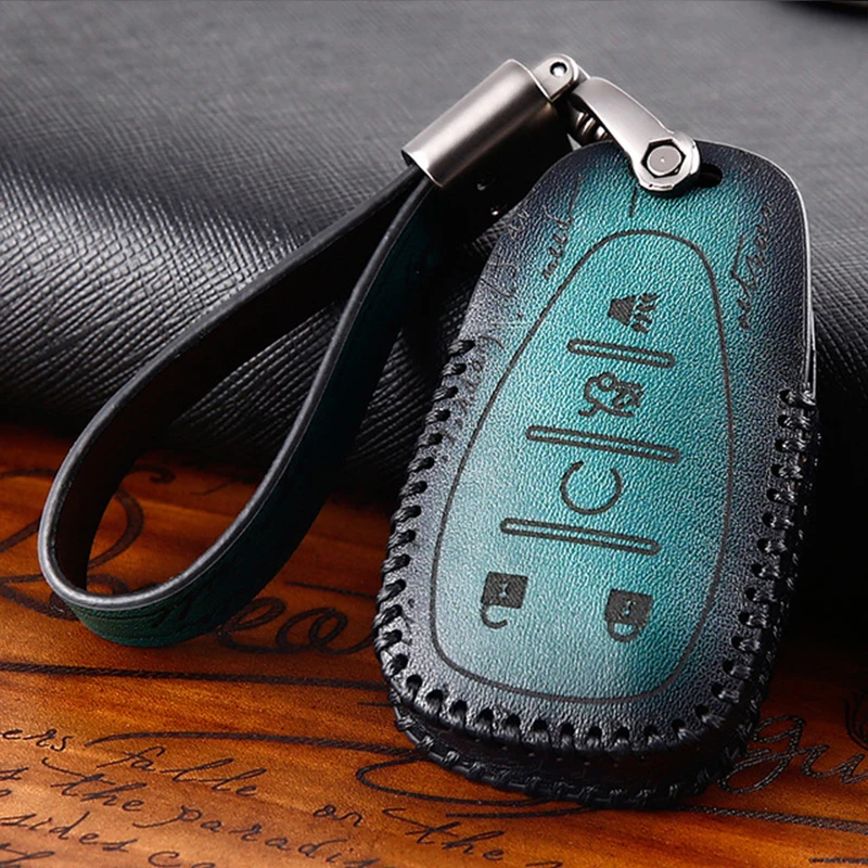 Чехол для автомобильного ключа из натуральной кожи защитный чехол ключей Chevrolet