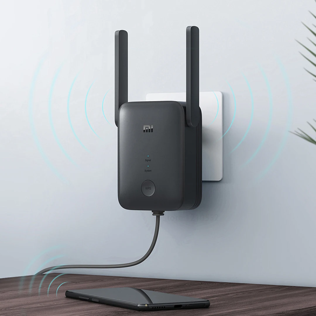 Новая глобальная версия Xiaomi Mi Wi Fi расширитель диапазона AC1200 1200 Мбит/с Ethernet порт 2 4