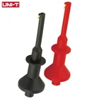 UNI-T комплектующие для мультиметра Тесты линии крюк Тип Тесты зажим части осциллографа M4 резьбовой Интерфейс 62 мм с наружной резьбой зонд защищенный зажим крокодил