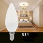 Светодиодная лампа-свеча E27 7 Вт, 9 Вт, Е14, Теплый Холодный белый свет, 230 В переменного тока, 220 В, SMD2835, винтажная лампа накаливания для освещения люстры