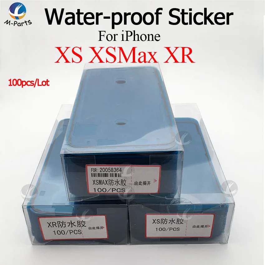 10 шт., водонепроницаемая наклейка для iPhone 6S 7 8 Plus X XS Max XR 11 Pro Max, рамка для ЖК-дисплея, клейкая лента, клей для ремонта