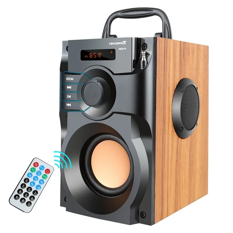 

Bluetooth-Колонка TOPROAD портативная с поддержкой FM-радио, TF, AUX, USB