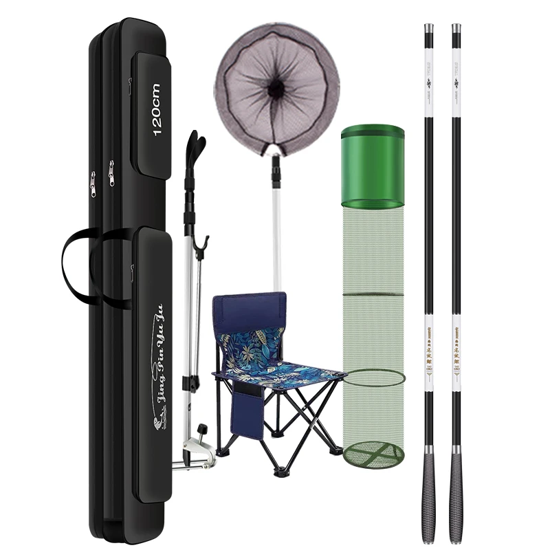 

Sea Fishing Rod Holders Seat Baitcasting Combo Bag Ultra Ligth Fishing Rod Spoon Net Sets Vissen Accessoires Fishing Rods KC50YJ