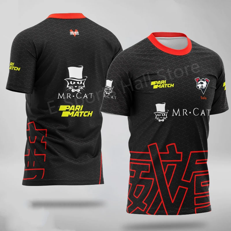 

Hotselling Virtus.pro e-sports team uniform ti10 e-sports uniformVP polar bear CSGOdota2 2021 men's and women's fashion top Tees