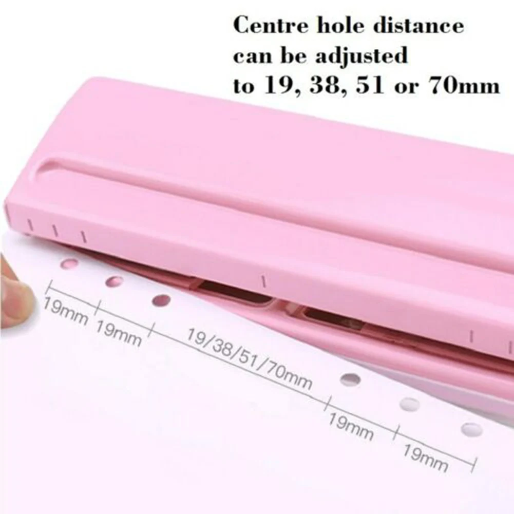 6 Hole Standard Punch Adjustable for Handmade Loose Leaf Diary Inner Page DJA88 | Канцтовары для офиса и дома