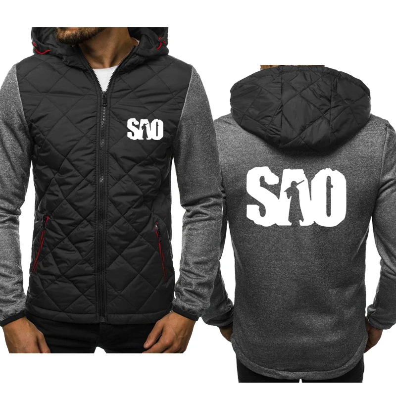 

Повседневная мужская куртка (SAO), обувь для вечеринки в Стиле косплей Sword Art Online печатная мужская куртка на молнии; Сезон весна-осень; Модная В...