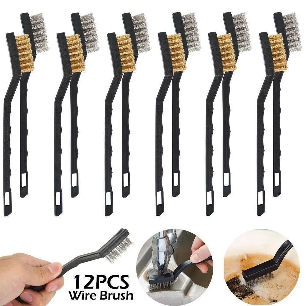

Brass Wire Brushes Brushes Metal Nylon Remover Replaces Rust Paint Set