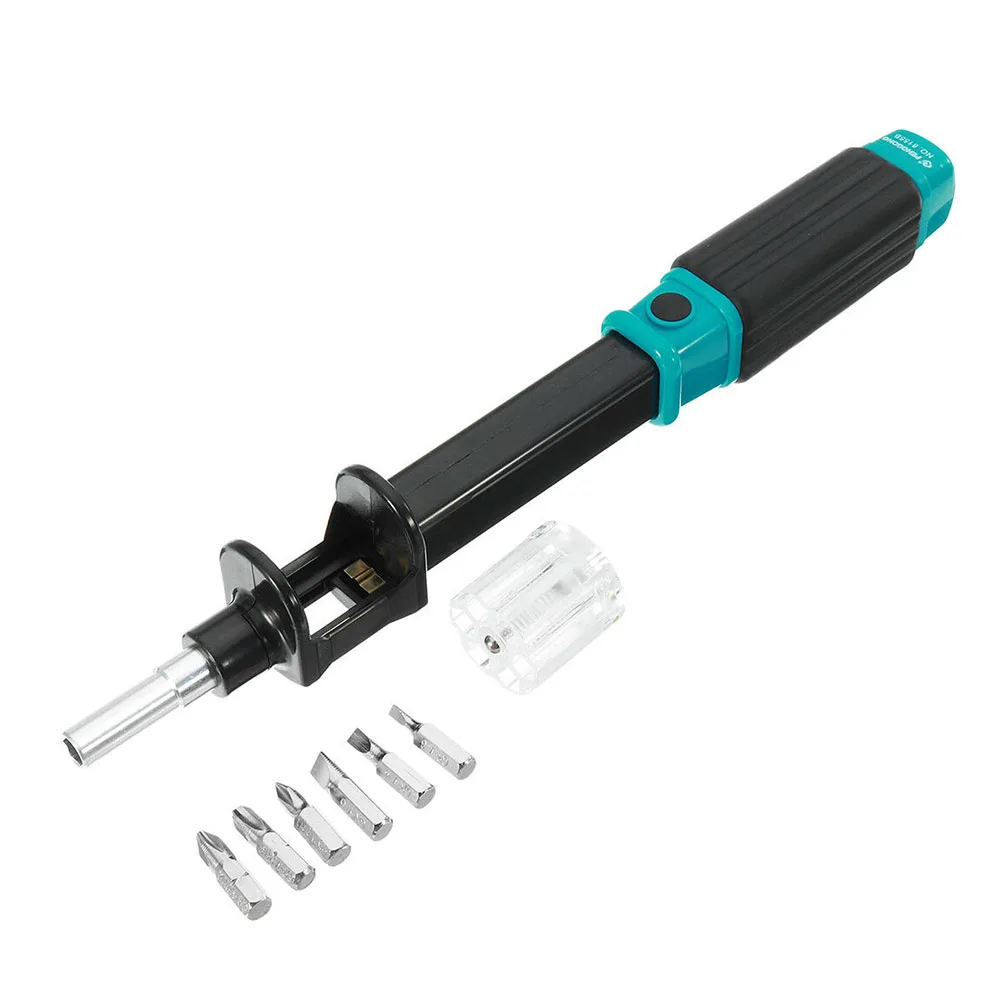

6 In 1 Repair Tool Revolver Multi Purpose Magnetic Accessories Twist Drill Bit CRV Insulated Screwdriver Set Hand Non Slip