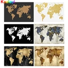 Алмазная 5D картина сделай сам, карта мира, полная Алмазная вышивка, пейзаж стразы, наборы для вышивки крестиком, мозаика, домашний декор, подарок Zs512