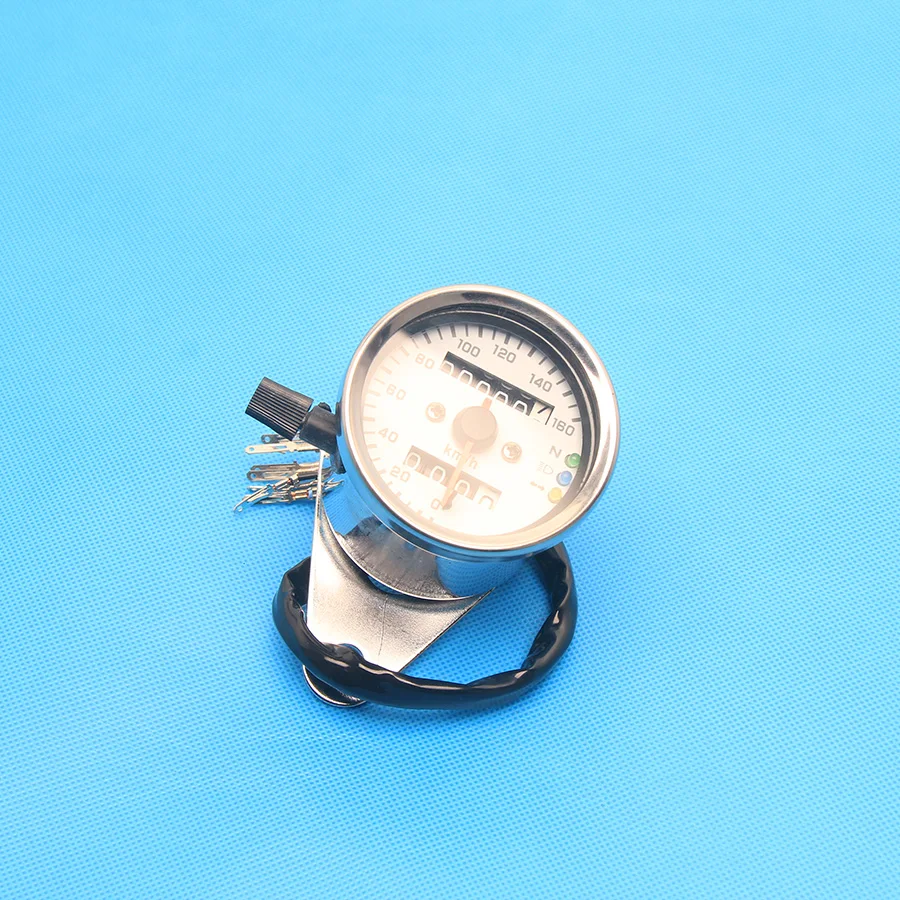 Мотоциклетный спидометр тахометр регулируемый одометр измеритель пробега 0-160