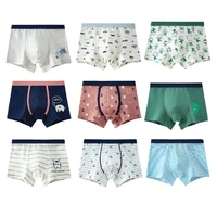 4pcslot boys underwear cartoon childrens shorts panties baby boy toddler boxers stripes teenagers cotton underpants