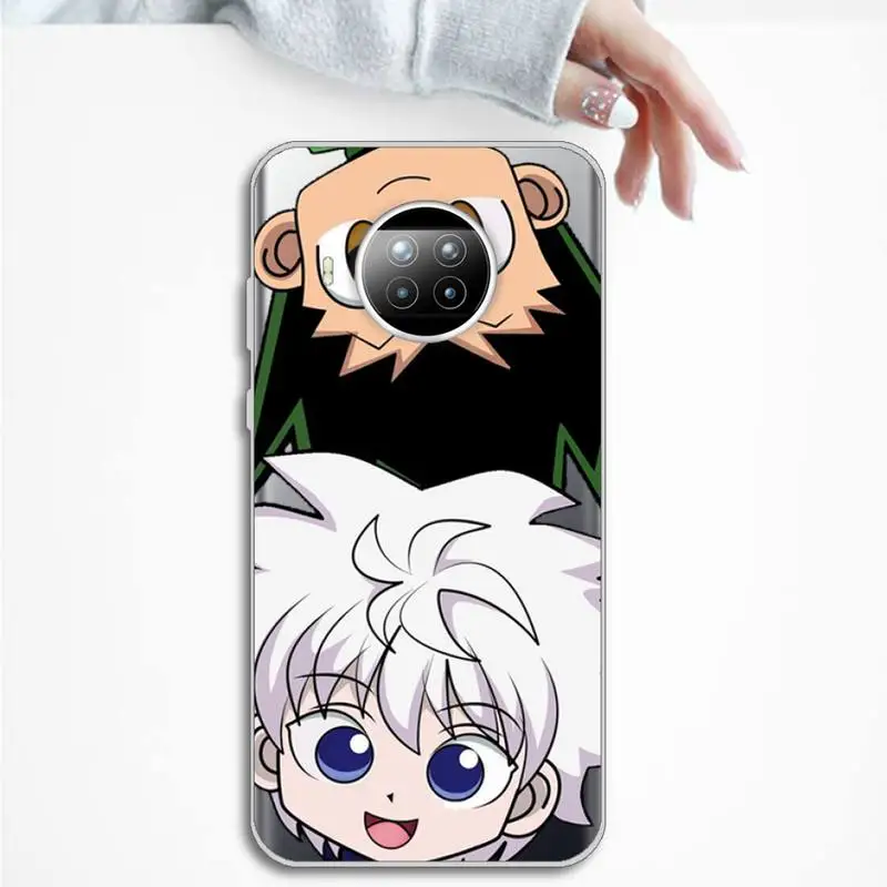 

Gon Killua HUNTER x HUNTER HxH Phone Case Transparent for Xiaomi Redmi note 10 t 8 9 pro lite 11