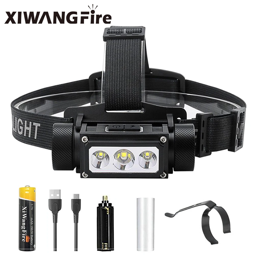 

Фонарик Аккумуляторный со светодиодной подсветкой, 6 режимов