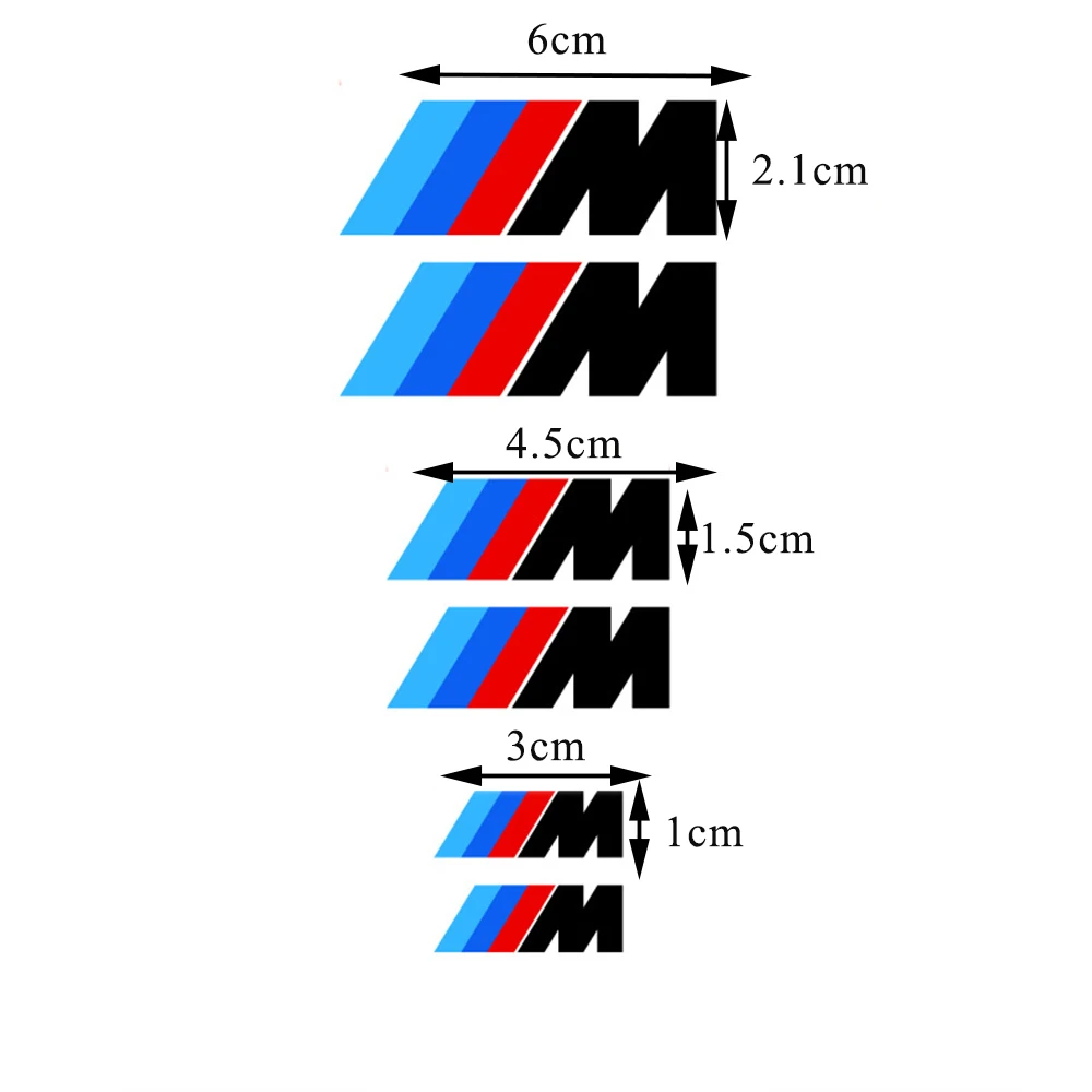 Наклейка на тормозной суппорт автомобиля для BMW M E34 E36 E60 E90 E46 E39 E70 F10 F20 F30 X5 X6 X1 M3 M5 M6