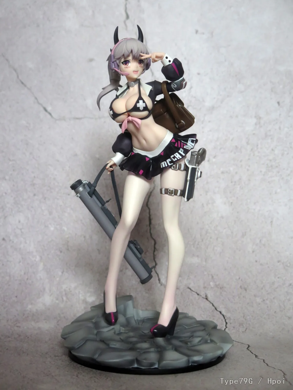 

22CM Japanece Anime After School Arena Third Shot: Froggirl Aegir Girl PVC Action Figure Toy Game Statue Collectible Model Doll