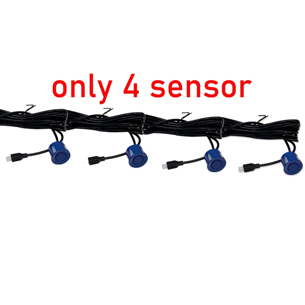 Парктроник со светодиодной индикацией с 4 датчиками парковочный радар для