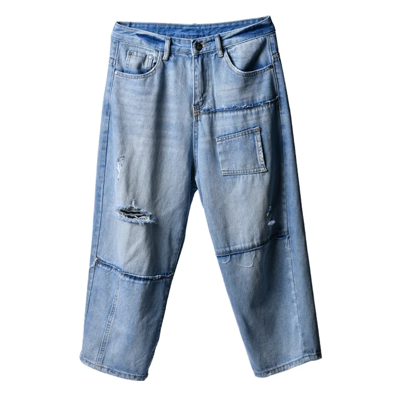 Женские джинсы с высокой талией MICOCO N6066 корейский стиль | Женская одежда