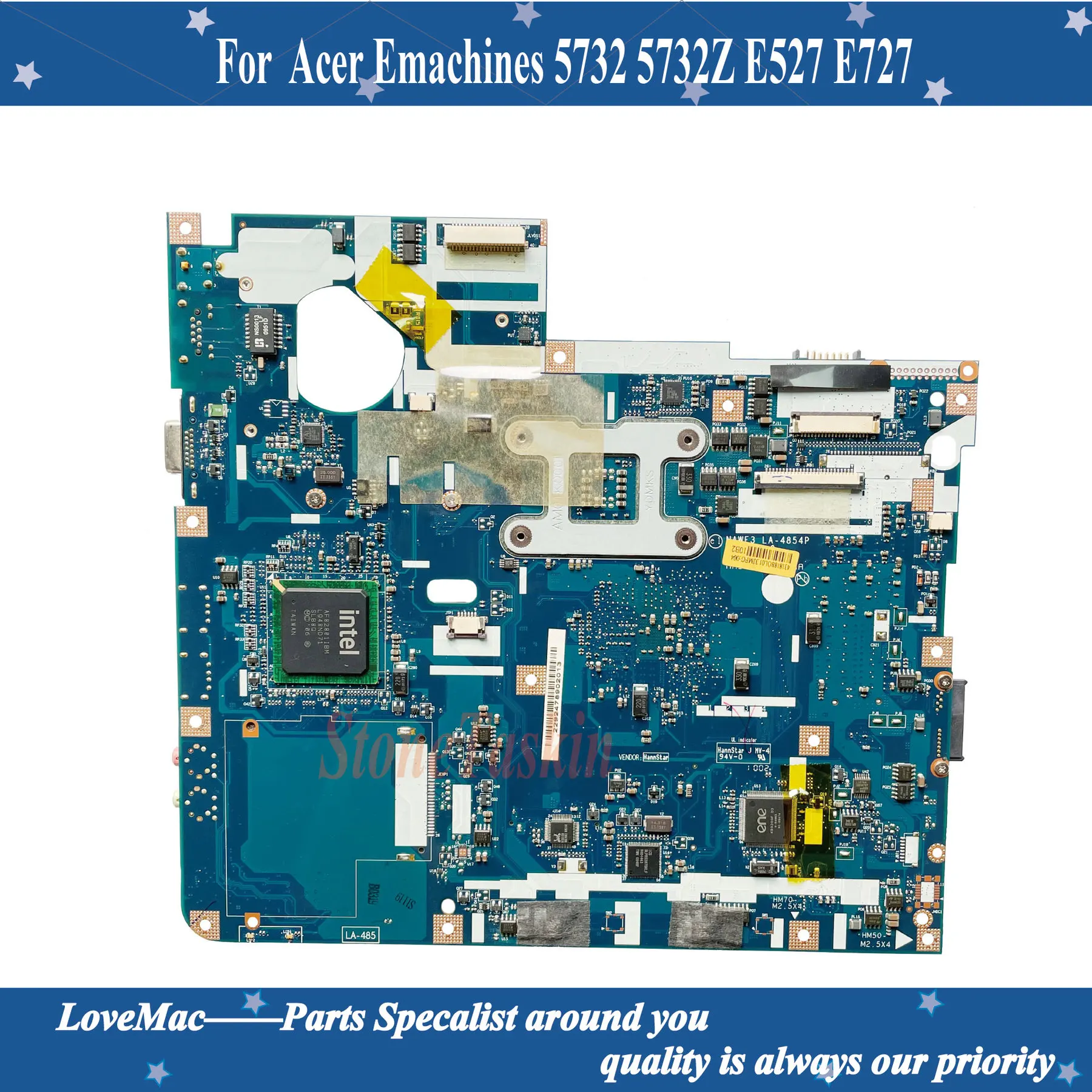 Высокое качество MBN7602001 LA 4854P материнская плата для ноутбука Acer Emachines 5732 5732Z E525 PGA478