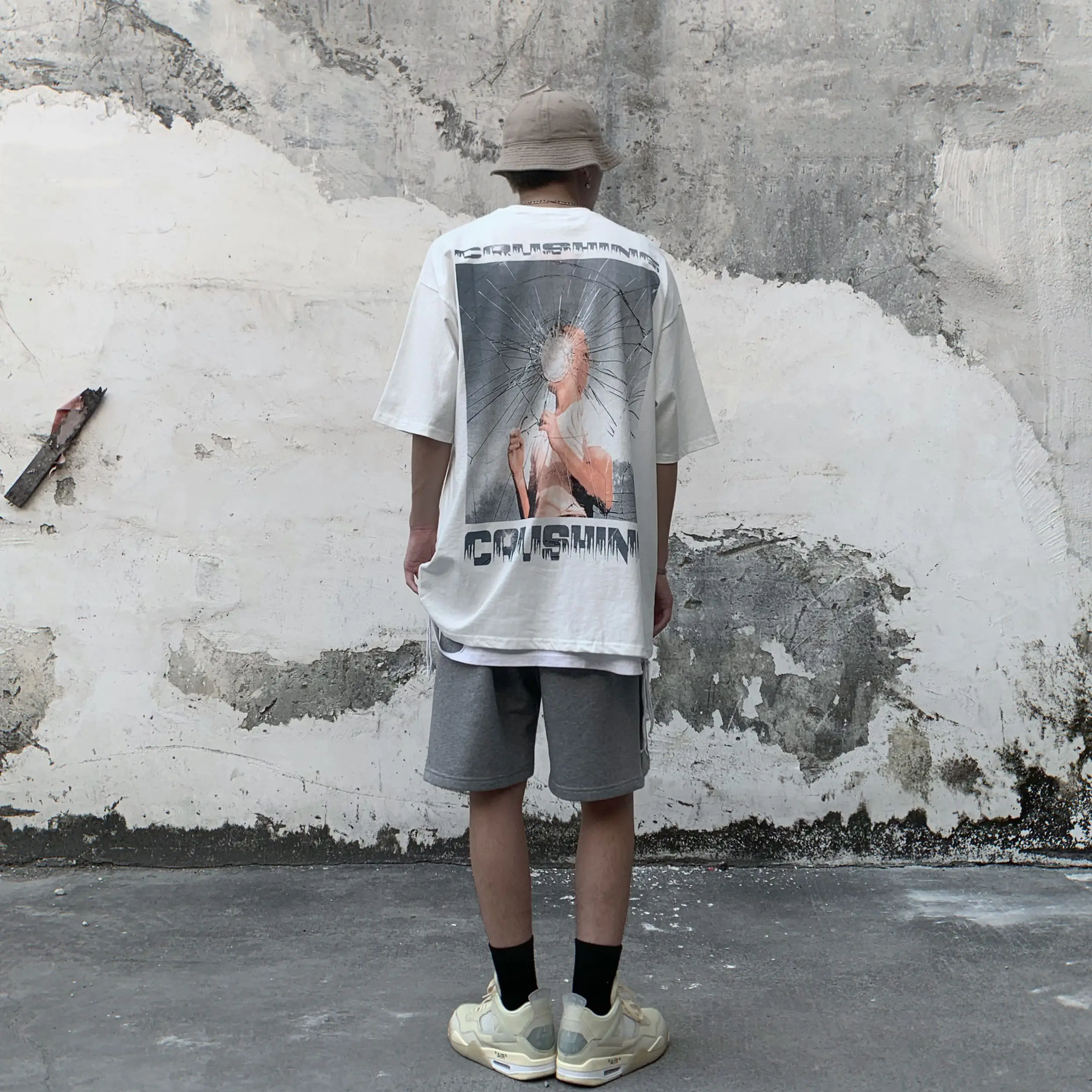 

UNCLEDONJM Men Hip Hop graphic t shirts Summer new arrival 2021 Harajuku Short Sleeve T-Shirt gothic retro t shirt U7005