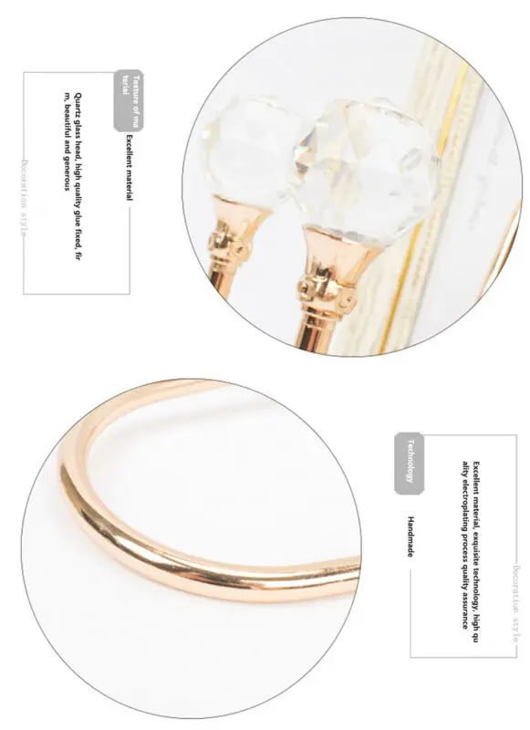 Большая Хрустальная/жемчуг Шторы держать с завязкой сзади крюк Держатель