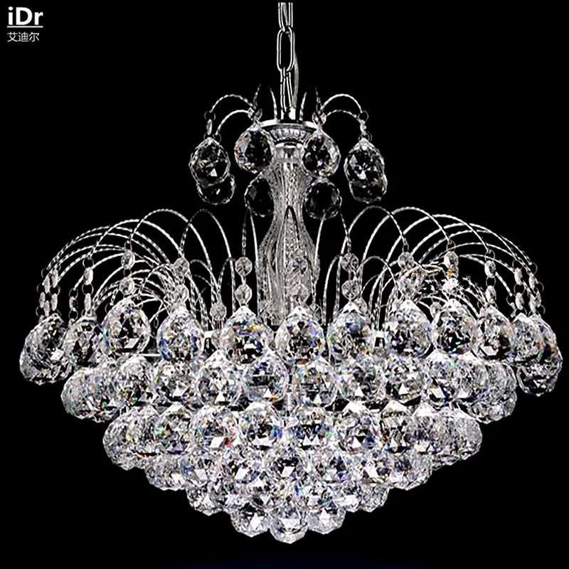 

Restaurant Led Crystal Lamp Restaurant Bedroom Hallway Lighting Chandeliers Rmy-0207 with Crystal 1 Simple and Modern LED Bulbs