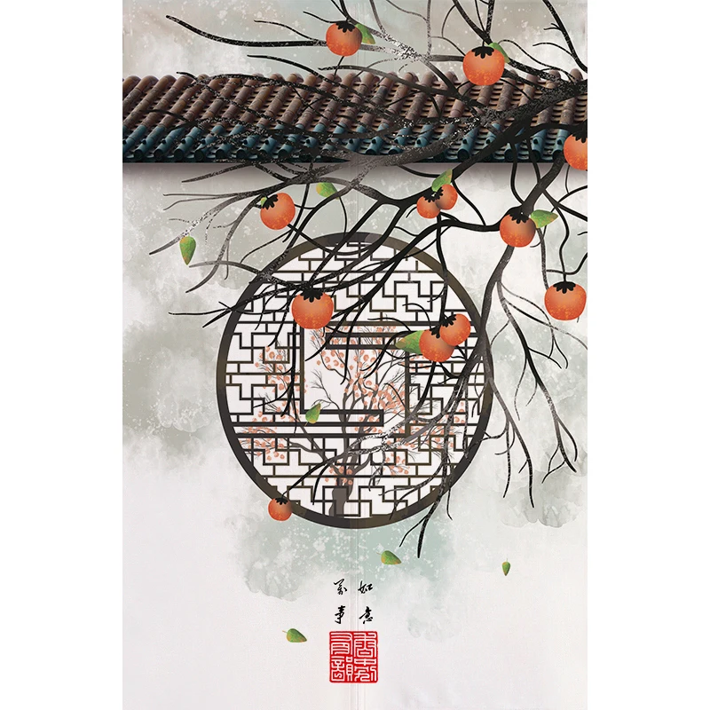 Китайский Винтаж Спальня белье половина Шторы декоративная перегородка для дома