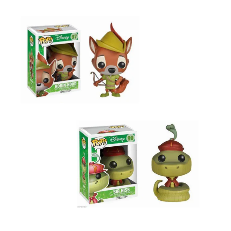 Funko Pop Робин Гуд-сэр Хисс Гуд #97 #99 виниловые Фигурки Коллекционная модель игрушки