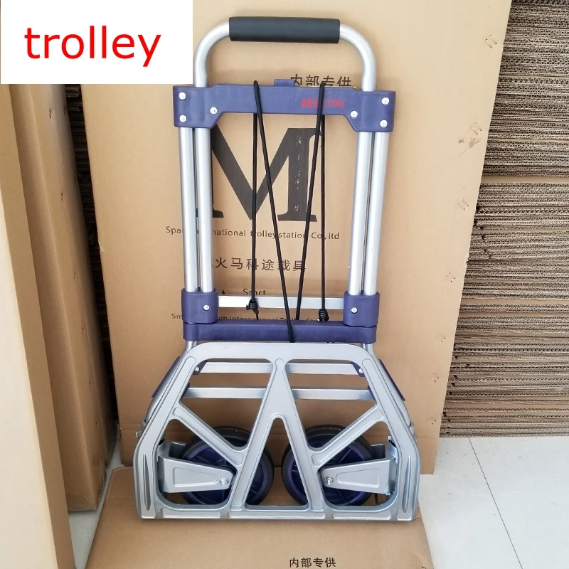 

Stair Climbing Car Heavy King Moving Folding Portable Grocery Shopping Trolley Home Stairs Artifact Trolley Pull Truck