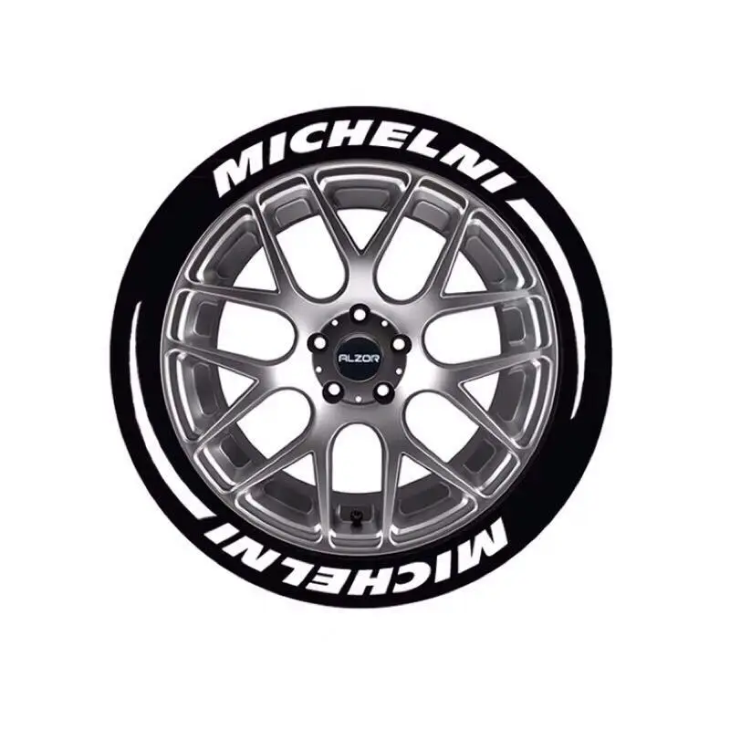 Наклейки на шины s автомобиль резиновые надписи белые DIY наклейки для настройки