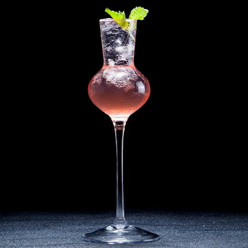 Бессвинцовое стекло в форме тюльпана сладкое высокое дегустационное маленькое