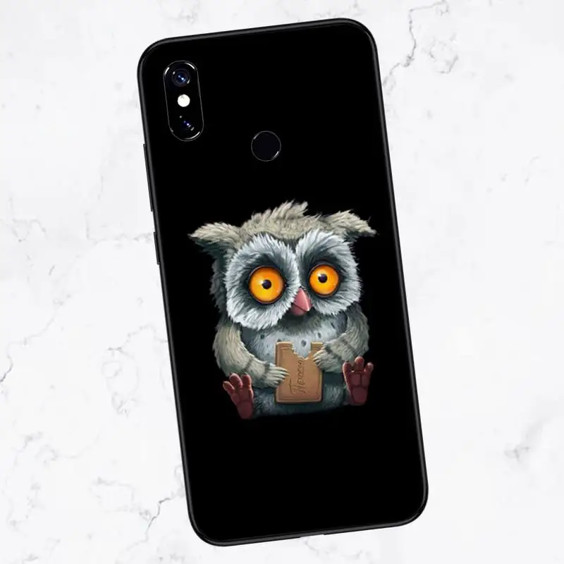 

Owl Phone Case For Xiaomi Redmi 7 8 9t a3Pro 9se k20 mi8 max3 lite 9 note 9s 10 pro