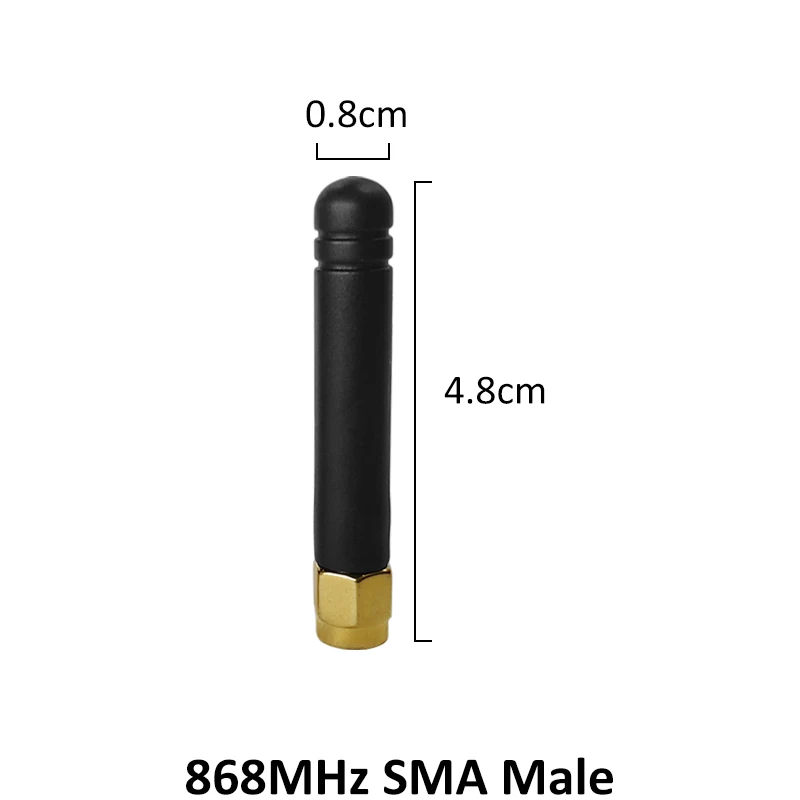 GWS 5pcs 868mhz antenna 2dbi sma male 915mhz lora antene module lorawan ipex 4 MHF4 SMA female pigtail Extension Cable